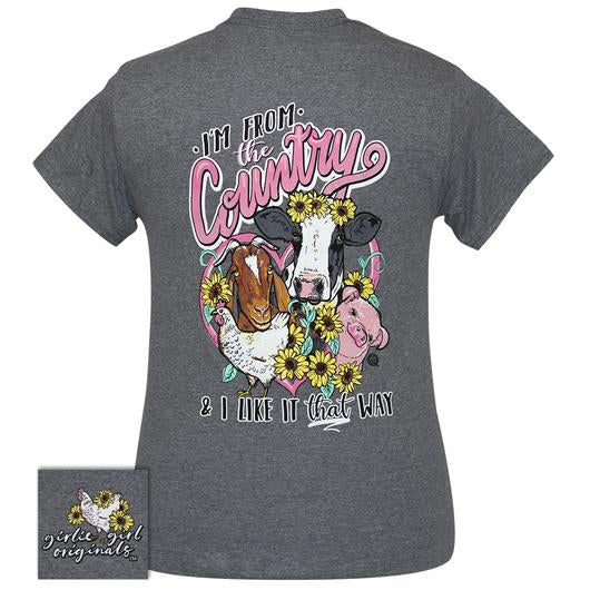 Girlie Girl Originals Preppy From The Country Farm - Adult & Kids T-Shirts, Sweatshirts & Hoodies apparel design preview 2