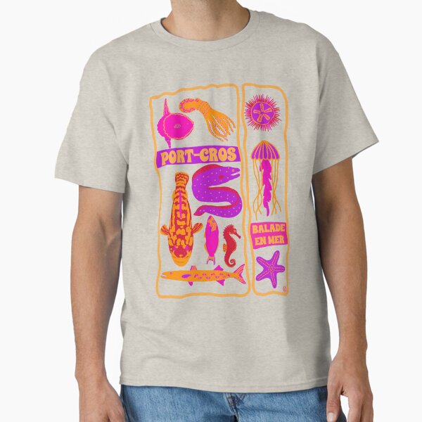 Port-Cros Sea Trip Marine Life - Adult & Kids T-Shirts, Sweatshirts & Hoodies apparel design preview 1
