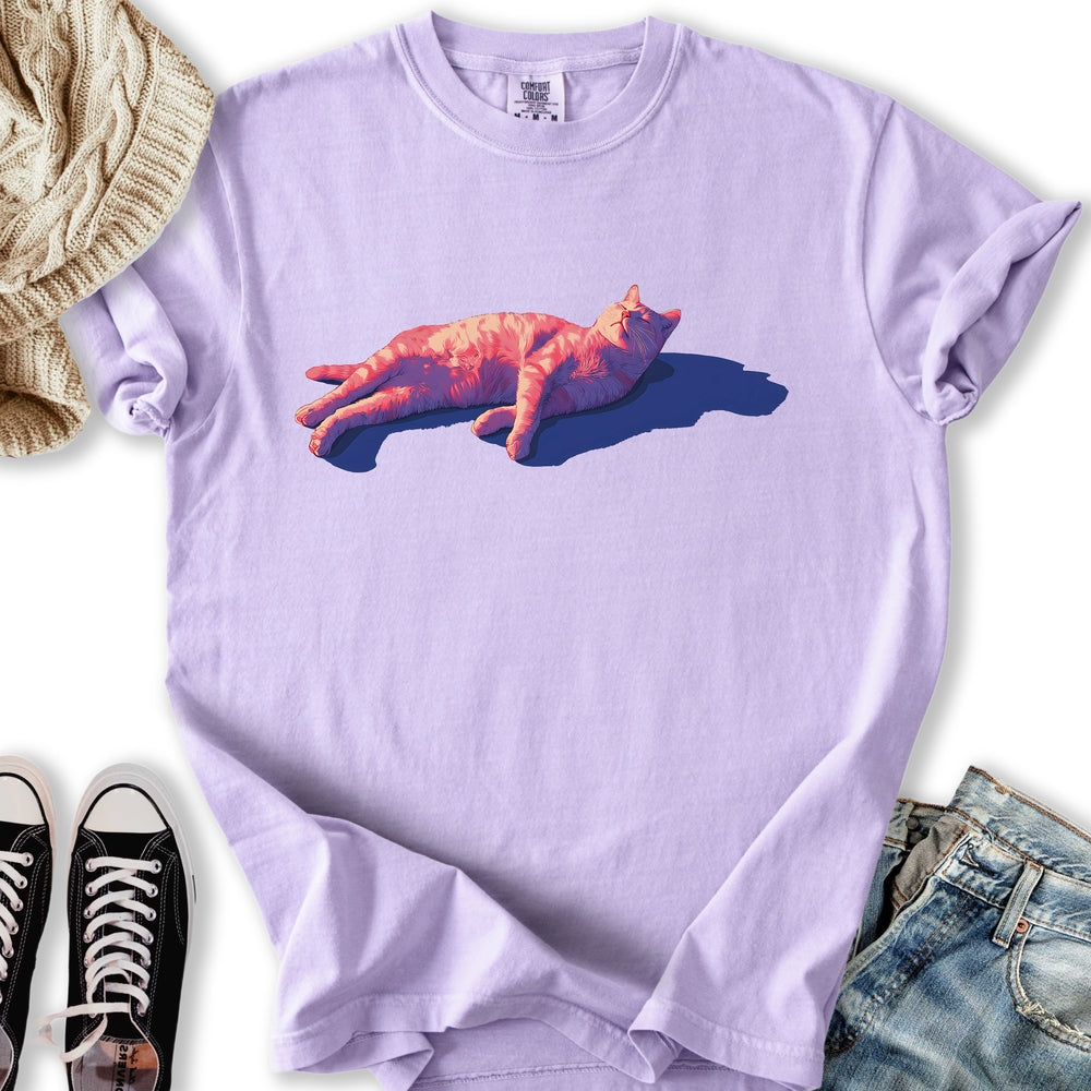 Basking Cat - Adult & Kids T-Shirts, Sweatshirts & Hoodies apparel design preview 1