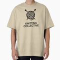Minimalist Knitting Collective Ball Of Yarn Badge - Adult & Kids T-Shirts, Sweatshirts & Hoodies apparel design preview 1