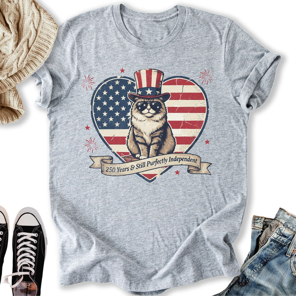 Purfectly Independent Cat - Adult & Kids T-Shirts, Sweatshirts & Hoodies apparel design preview 1