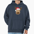 Reality Glitch Men's Christmas Reindeer - Adult & Kids T-Shirts, Sweatshirts & Hoodies apparel design preview 1
