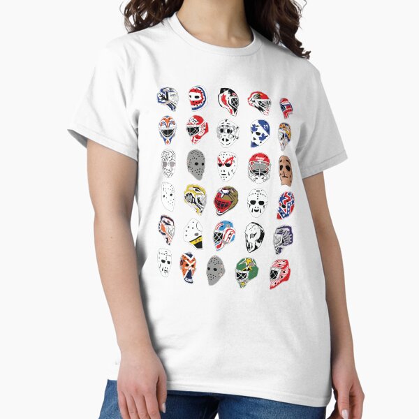 Vintage goalie mask - Adult & Kids T-Shirts, Sweatshirts & Hoodies apparel design preview 1