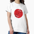 White Oriental Cherry Blossoms on Red and Chinese - Adult & Kids T-Shirts, Sweatshirts & Hoodies apparel design preview 1