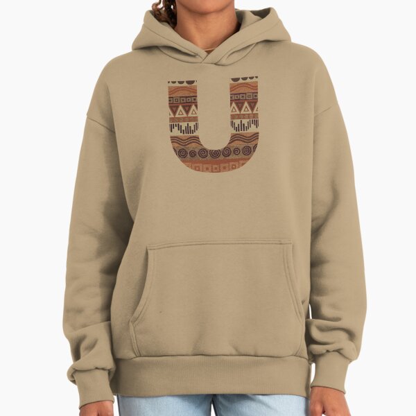 Letter U Leather Look Pattern Tribal Ethnic Monogram - Adult & Kids T-Shirts, Sweatshirts & Hoodies apparel design preview 1
