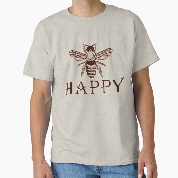 Bee Happy - Adult & Kids T-Shirts, Sweatshirts & Hoodies apparel design preview 1