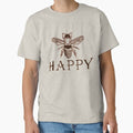 Bee Happy - Adult & Kids T-Shirts, Sweatshirts & Hoodies apparel design preview 1