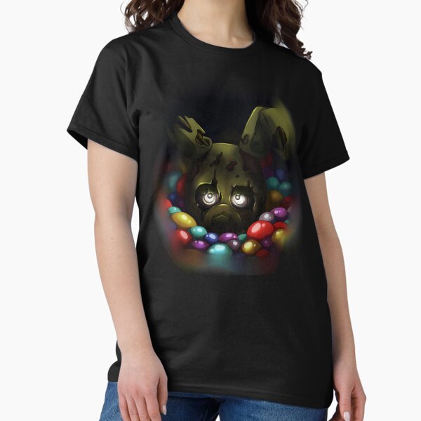 Springtrap Into the Pit V1 - Adult & Kids T-Shirts, Sweatshirts & Hoodies apparel design preview 1