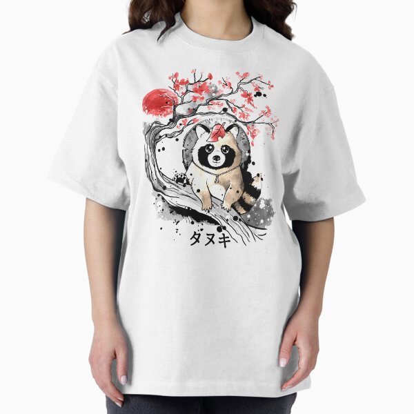Tanuki red sun - Adult & Kids T-Shirts, Sweatshirts & Hoodies apparel design preview 1