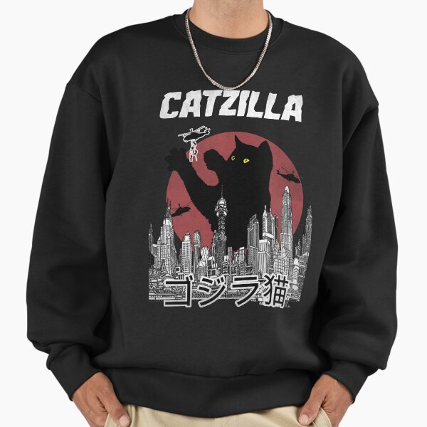 Catzilla vintage - Adult & Kids T-Shirts, Sweatshirts & Hoodies apparel design preview 1