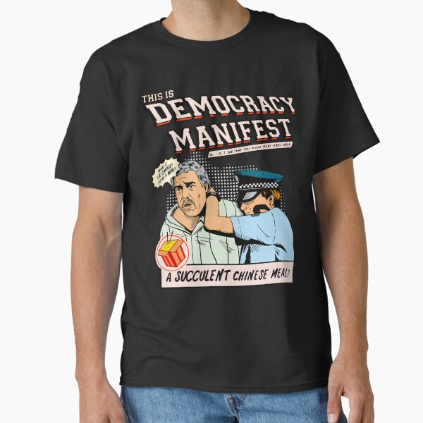 Democracy Manifest - Adult & Kids T-Shirts, Sweatshirts & Hoodies apparel design preview 1