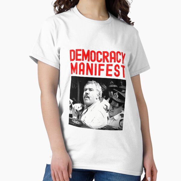 Gentlemens This Is Democracys Manifest Memerocks - Adult & Kids T-Shirts, Sweatshirts & Hoodies apparel design preview 1