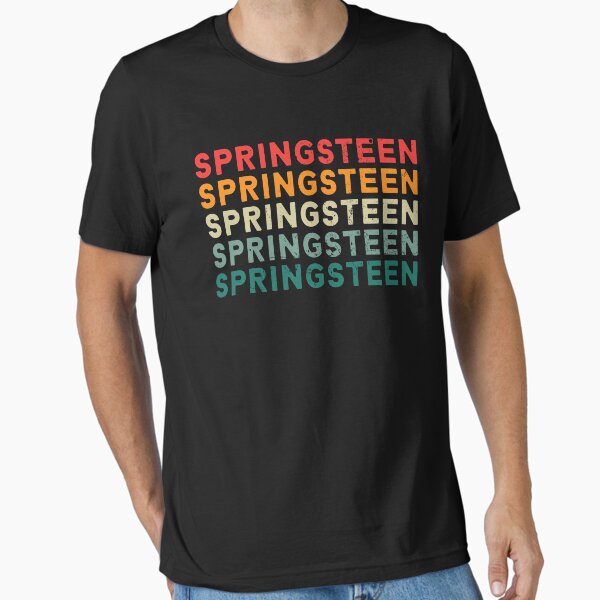 Springsteen Funny Vintage Retro - Adult & Kids T-Shirts, Sweatshirts & Hoodies apparel design preview 1
