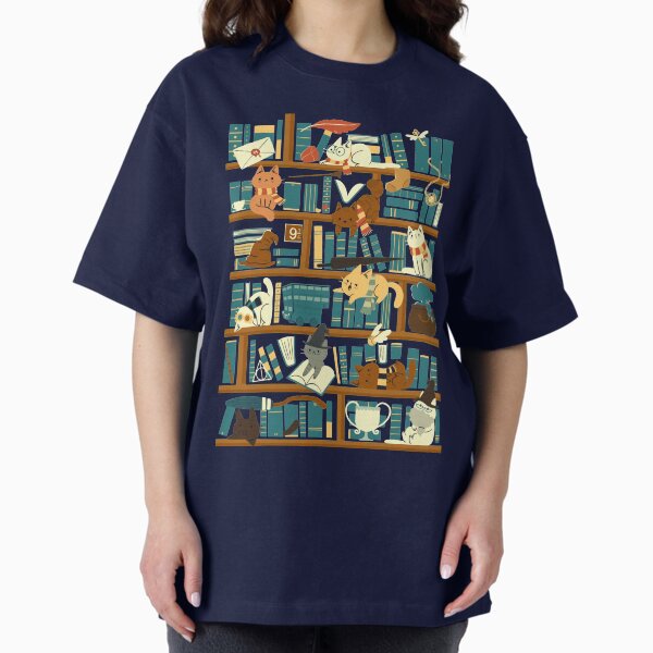 Library Magic School - Adult & Kids T-Shirts, Sweatshirts & Hoodies apparel design preview 1