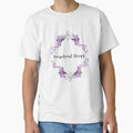 The words Occupational therapy within a purple floral - Adult & Kids T-Shirts, Sweatshirts & Hoodies apparel design preview 1