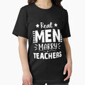 Real men marry teachers Funny saying gift for teacher - Adult & Kids T-Shirts, Sweatshirts & Hoodies apparel design preview 1