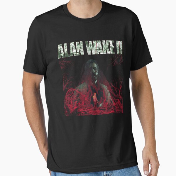 Alan Wake 2 90s Horror Game - Adult & Kids T-Shirts, Sweatshirts & Hoodies apparel design preview 1