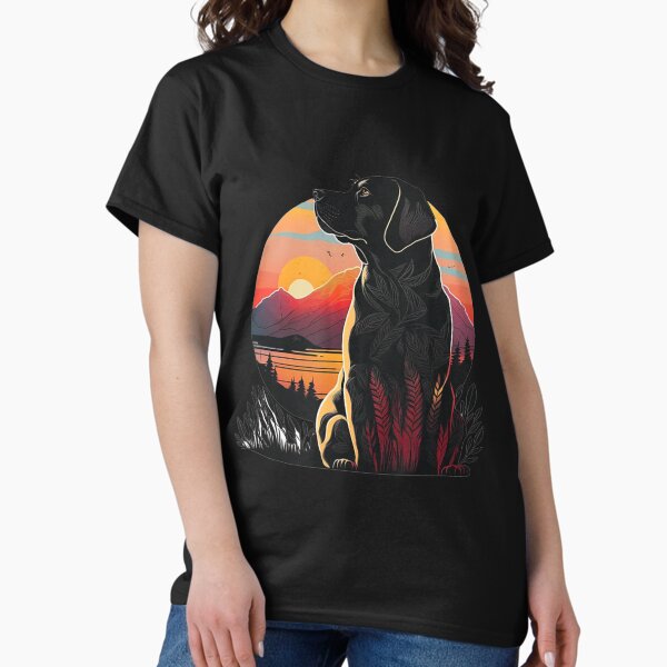 Cute Black Lab, Labrador Retriever - Adult & Kids T-Shirts, Sweatshirts & Hoodies apparel design preview 1