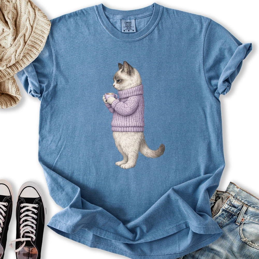 Cozy Ragdoll Cat - Adult & Kids T-Shirts, Sweatshirts & Hoodies apparel design preview 2