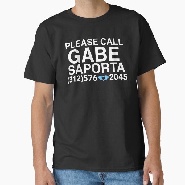 Please call gabe saporta - Adult & Kids T-Shirts, Sweatshirts & Hoodies apparel design preview 1