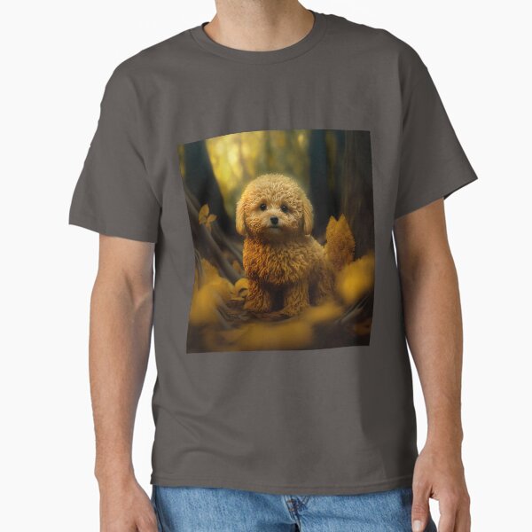 Through Wandering Eyez- Golden Series- Maltipoo 1 - Adult & Kids T-Shirts, Sweatshirts & Hoodies apparel design preview 1