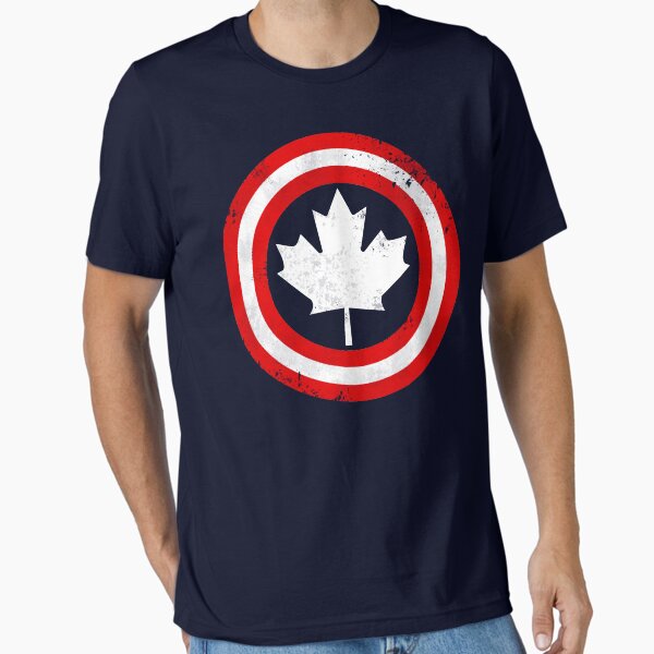 Captain Canada (White Leaf) - Adult & Kids T-Shirts, Sweatshirts & Hoodies apparel design preview 1