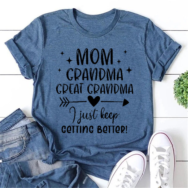 Mom Grandma Great Print Women Slogan - Adult & Kids T-Shirts, Sweatshirts & Hoodies apparel design preview 1