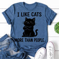 I Like Cats Cat Print Women Slogan - Adult & Kids T-Shirts, Sweatshirts & Hoodies apparel design preview 1