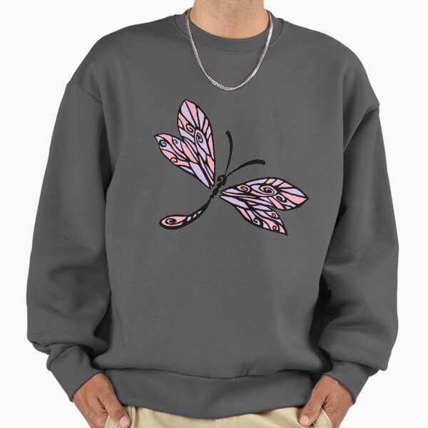 Whimsical Dragonfly Pattern Elegant Wings on Lilac - Adult & Kids T-Shirts, Sweatshirts & Hoodies apparel design preview 1