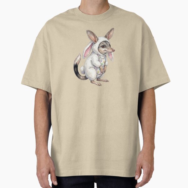 Cute Easter Bilby in Bunny Suit Watercolor Australian - Adult & Kids T-Shirts, Sweatshirts & Hoodies apparel design preview 1