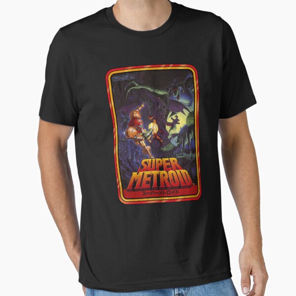 Nintendo Super Metroid Kanji Poster Style - Adult & Kids T-Shirts, Sweatshirts & Hoodies apparel design preview 1