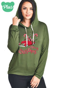 SALE Merry Christmas Truck Candy Cane Holiday - Adult & Kids T-Shirts, Sweatshirts & Hoodies apparel design preview 1