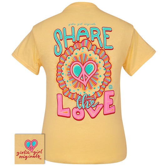 Girlie Girl Originals Preppy Share The Love - Adult & Kids T-Shirts, Sweatshirts & Hoodies apparel design preview 2