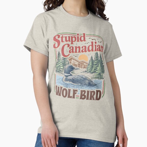 Stupid Canadian Wolf Bird Heated Rivalry Inspired - Adult & Kids T-Shirts, Sweatshirts & Hoodies apparel design preview 1