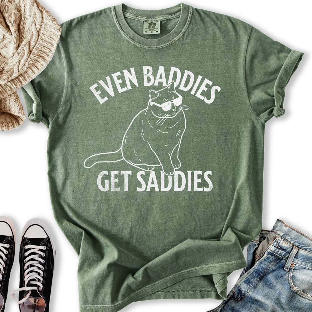 Baddies Get Saddies - Adult & Kids T-Shirts, Sweatshirts & Hoodies apparel design preview 1