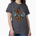 Butterfly Pattern Monarchs and Blues - Adult & Kids T-Shirts, Sweatshirts & Hoodies apparel design preview 1