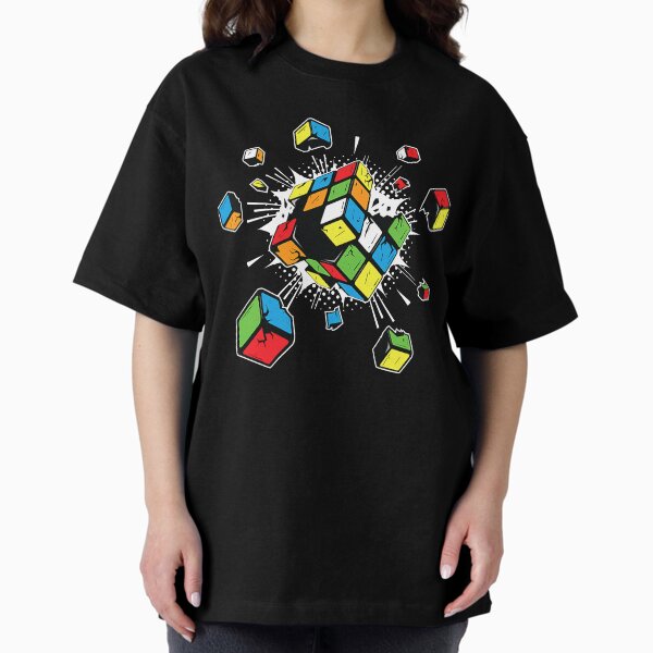 Exploding Cube Speed Cubing Puzzle Master - Adult & Kids T-Shirts, Sweatshirts & Hoodies apparel design preview 1