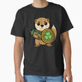 Otter Warrior Holding a Round Celtic Shield Fianna - Adult & Kids T-Shirts, Sweatshirts & Hoodies apparel design preview 1
