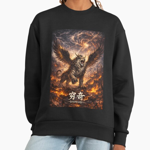 Qiongqi Mythical Beast Chinese Mythology - Adult & Kids T-Shirts, Sweatshirts & Hoodies apparel design preview 1