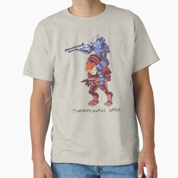 Turianosaurus Wrex - Adult & Kids T-Shirts, Sweatshirts & Hoodies apparel design preview 1