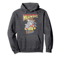 Meowy Partner Funny Cowboy Cat Western Hoodie - Novelty Apparel for Adults - T-Shirt, Sweatshirt, Hoodie