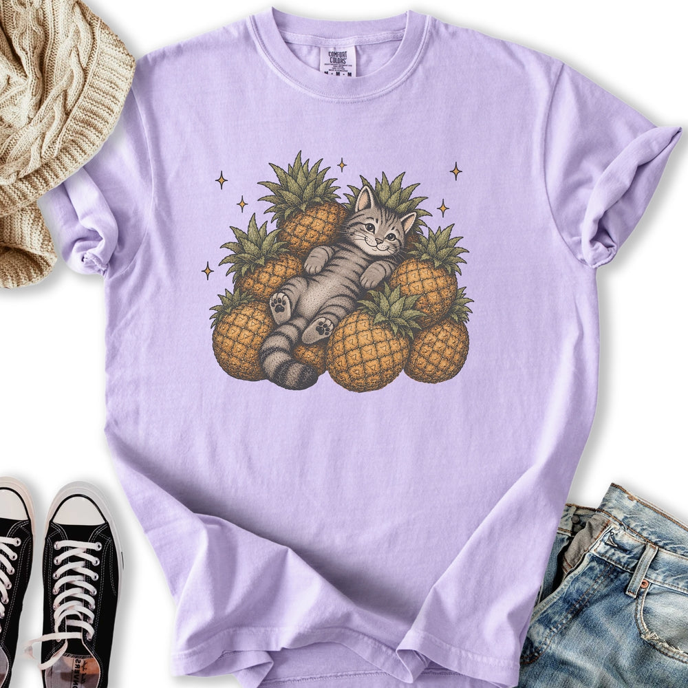 Pineapple Cat - Adult & Kids T-Shirts, Sweatshirts & Hoodies apparel design preview 1