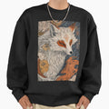 Japanese Kitsune Art: Silver Whispers Spirit - Adult & Kids T-Shirts, Sweatshirts & Hoodies apparel design preview 1