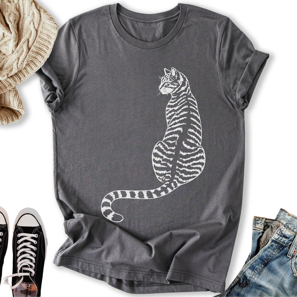 Minimal Tabby Cat - Adult & Kids T-Shirts, Sweatshirts & Hoodies apparel design preview 1