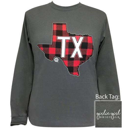 Girlie Girl Originals Preppy Texas Plaid State - Adult & Kids T-Shirts, Sweatshirts & Hoodies apparel design preview 1