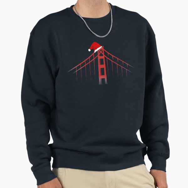 Minimalist Golden Gate Bridge Christmas Gift San - Adult & Kids T-Shirts, Sweatshirts & Hoodies apparel design preview 1