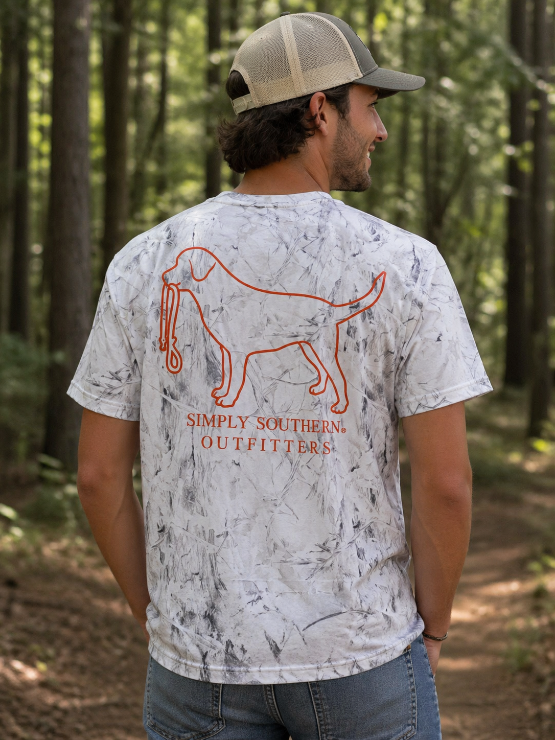 Simply Southern Dog Logo Camo White - Adult & Kids T-Shirts, Sweatshirts & Hoodies apparel design preview 1