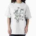 Bees and chamomile on offwhite background - Adult & Kids T-Shirts, Sweatshirts & Hoodies apparel design preview 1
