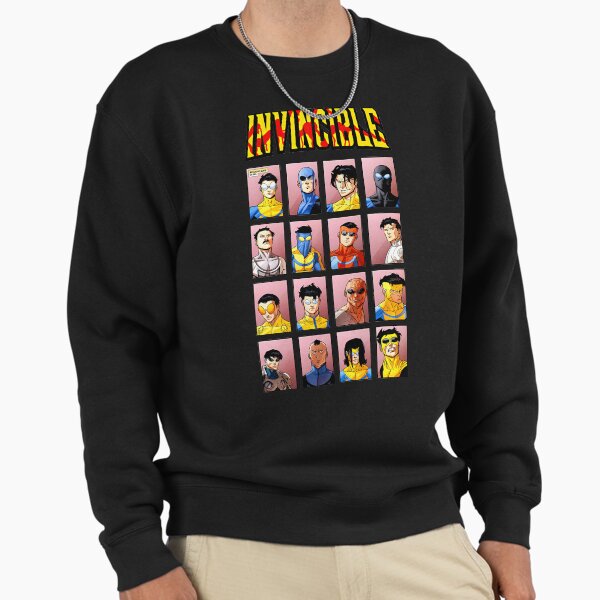 Invincible Superhero Characters - Adult & Kids T-Shirts, Sweatshirts & Hoodies apparel design preview 1