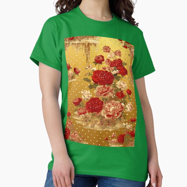Floral Gold pattern - Adult & Kids T-Shirts, Sweatshirts & Hoodies apparel design preview 1